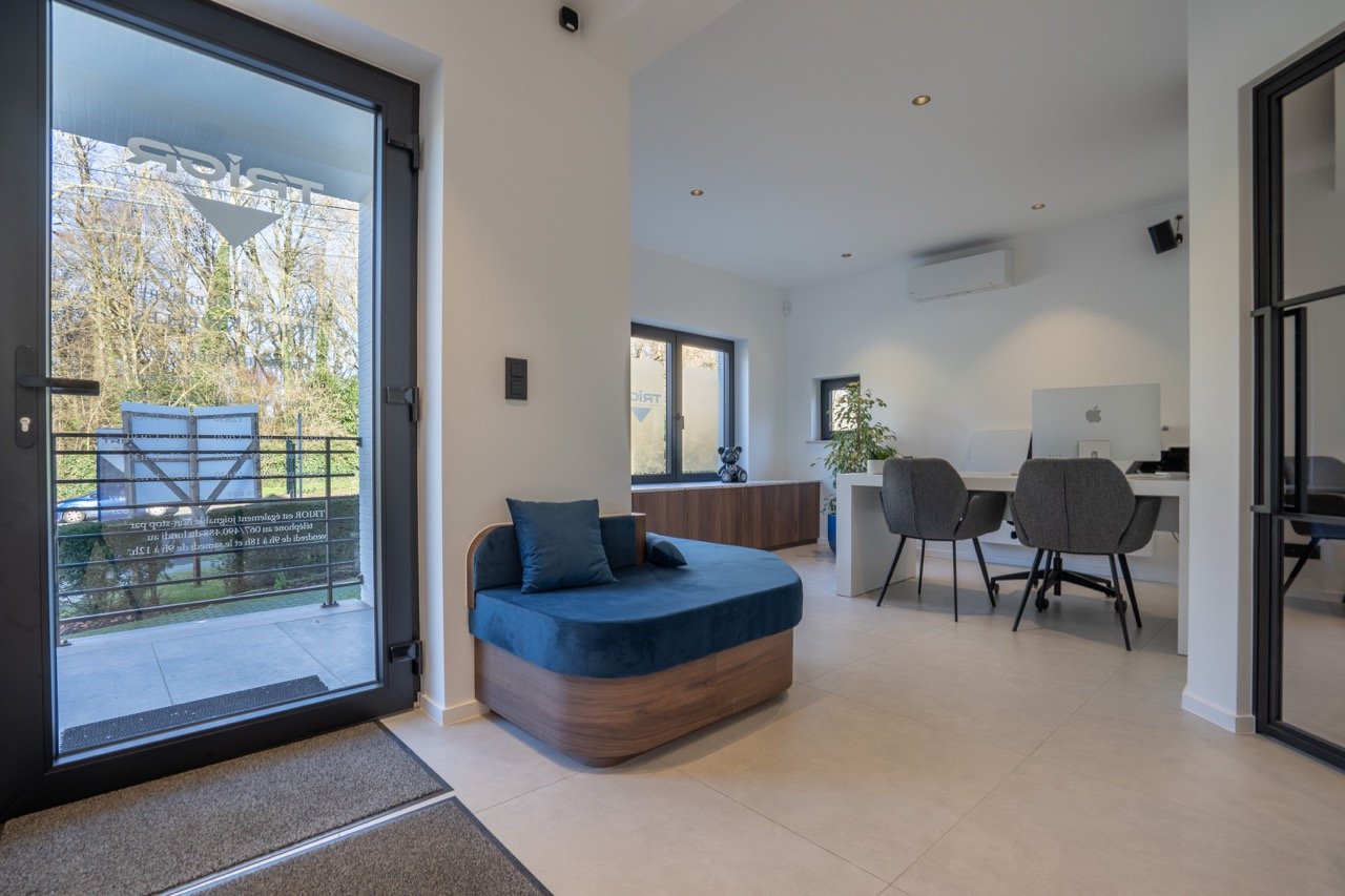Bureau daccueil 2 de l'agence immobilière TRIOR à Nivelles